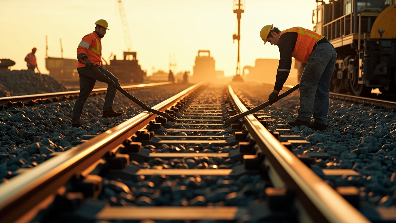 Dəmiryollarının tikintisi və təmiri işləri